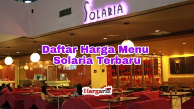 harga menu solaria