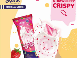 Aice Ice Cream Strawberry Crispy 90Ml<br />
