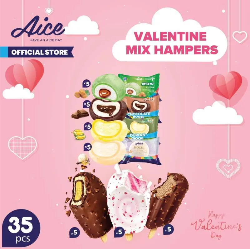 Paket Aice Ice Cream Special Valentine Mix