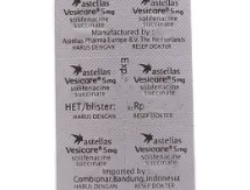 VESICARE 5 MG STRIP 10 TABLET<br />
