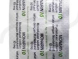 MONARIN 10 MG STRIP 10 TABLET<br />