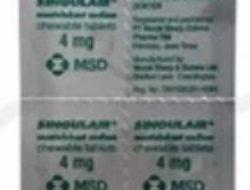 SINGULAIR 4 MG BLISTER 7 TABLET<br />