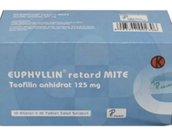 EUPHYLLIN RETARD MITE 1 STRIP ISI 10 TAB