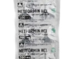 Metformin 500 mg 10 Tablet