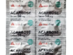 Acarbose 50 mg 10 Tablet<br />