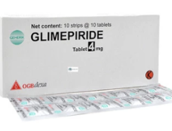 Glimepiride 4 mg 10 Tablet<br />