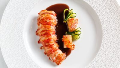 Menu Makanan di restoran mewah